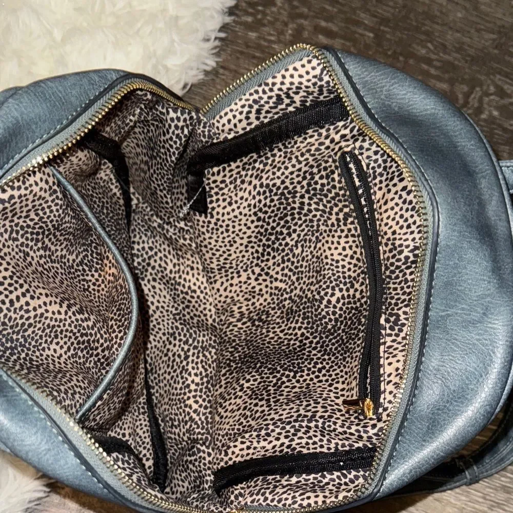 Target Charcoal Leather Backpack